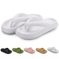 thumbnail image 1 of Spencer Non-Slip Clouds Slippers for Women Men Comfy Bathroom Slippers Cushion Thick Sole Slide Sandals Quick Drying Flip Flops, 1 of 7