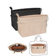 thumbnail image 1 of Spencer Nylon Purse Organizer Tote Handbag Insert Organizers with Zipper, 13 Pockets Bag in Bag, Handbag Shaper Fit for Speedy Neverfull and More "Beige", 1 of 9