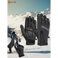 thumbnail image 1 of Spencer Outdoor Touchscreen Winter Warm Gloves Waterproof Thermal Anti-Slip Soft Lining Snow & Ski Texting Gloves for Men Women - M, 1 of 9