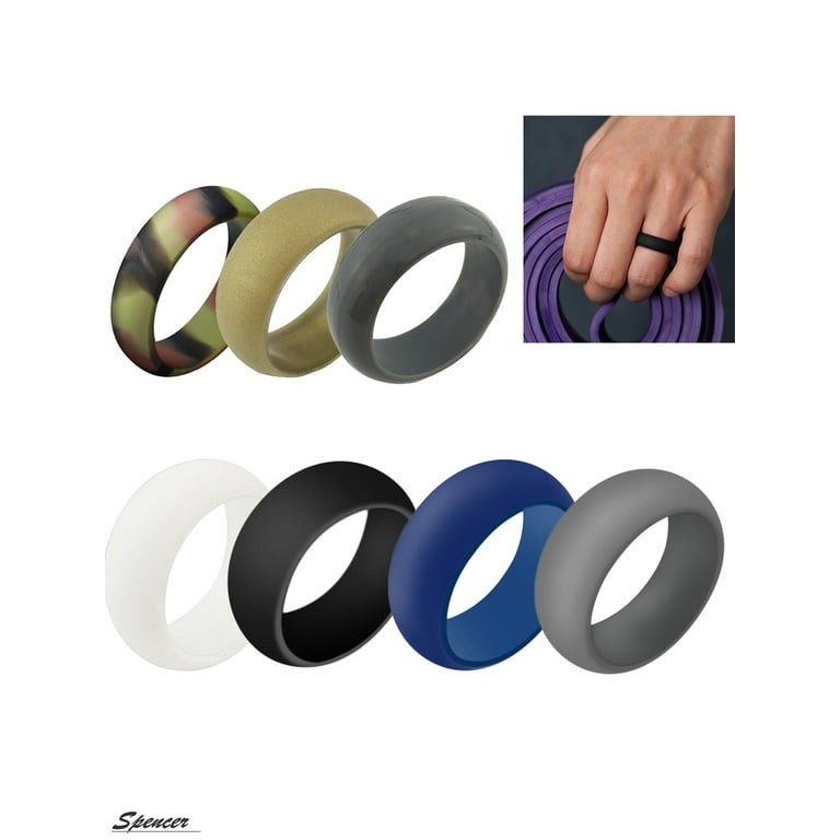 Rubber wedding rings at on sale walmart