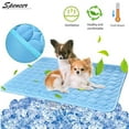 thumbnail image 1 of Spencer Pet Cooling Mat for Dogs Cats Non Toxic Breathable Ice Silk Cooling Pad Blanket for Kennels Crates Sofa Car Seats "X-Large, Blue", 1 of 9