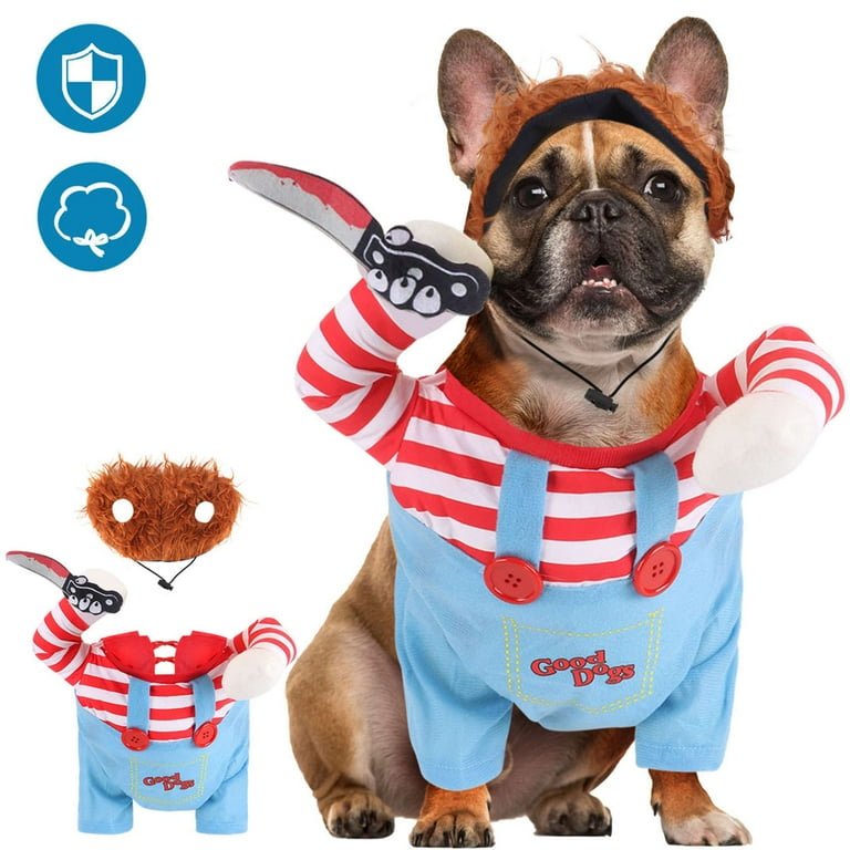 Spencer Pet Deadly Doll Dog Costume, Dog Cosplay Funny Costume