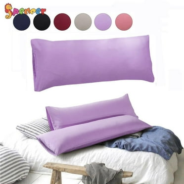 Spencer Purple Microfiber Pillowcases, Standard