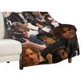 thumbnail image 1 of Spencer Reid 40""x50"" Thow Blanket Super Soft Micro Wool Blanket Sofa Comfortable Warm Flannel Blanket Bed Living Room Merchandise Gift Party Decor, Style, 1 of 6