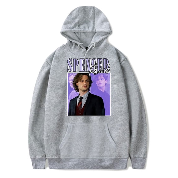 Spencer Reid Vintage 90s Hoodies Man/Woman Sweatshirts Printed Casual Clothes