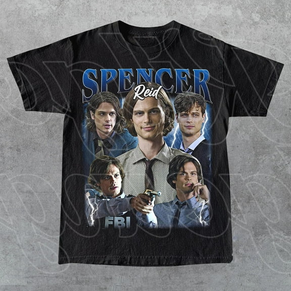 Spencer Reid Vintage T-Shirt, Gift For Woman and Man Unisex T-Shirt