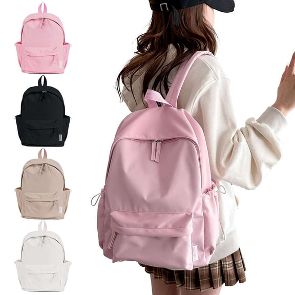 Spencer School Backpack Womens, Causal Travel School Bags 11 Inch Laptop Backpack Lightweight Rucksack Bookbag College Men Work Daypack, Khaki