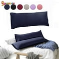 thumbnail image 1 of Spencer Solid Pillowcase, Body Pillow, Blue, 1 of 7