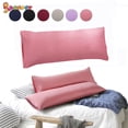thumbnail image 1 of Spencer Solid Pillowcases, Body Pillow, Pink, 1 of 7