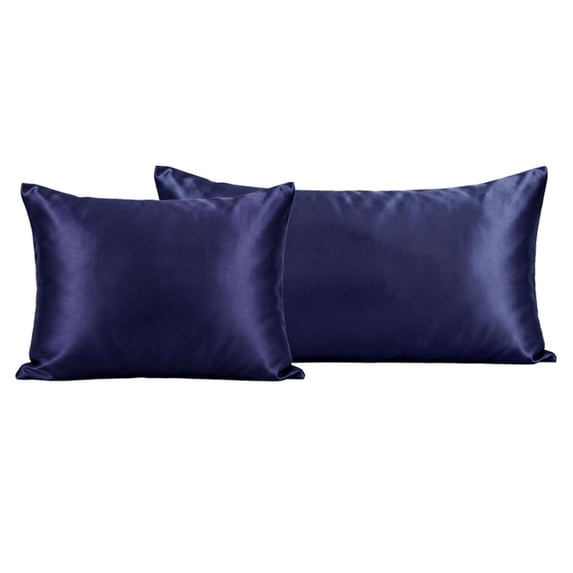 Spencer Solid Pillowcases, Queen, Blue