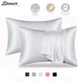 thumbnail image 1 of Spencer Solid Pillowcases, Queen, Gray, 1 of 9