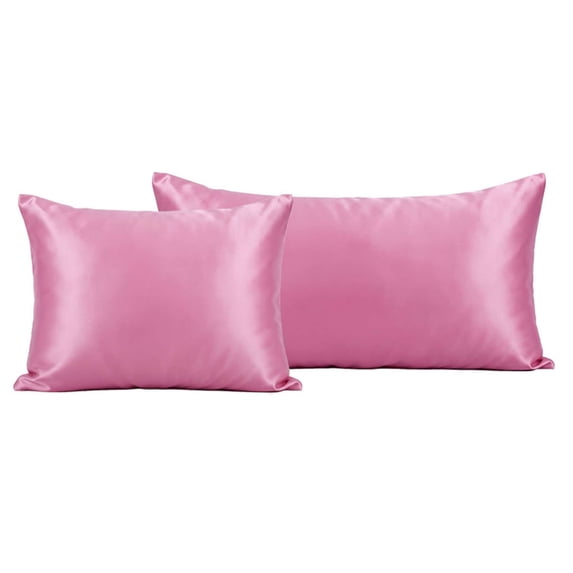 Spencer Solid Pillowcases, Queen, Pink