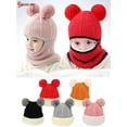 thumbnail image 1 of Spencer Toddler Kids Baby Winter Beanie Warm Hat Thick Scarf Earflap Hood Scarves Skull Knitted Caps for Boys Girls Age for 2+ "Yellow", 1 of 8