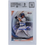 Spencer Torkelson Detroit Tigers Autographed 2020 Bowmans Best Top Prospects Refractor #TP30 Beckett Fanatics Witnessed Authenticated 9/10 Rookie Card - Fanatics Authentic Certified