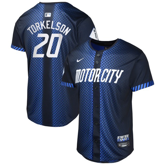 Spencer Torkelson Detroit_Tigers Youth Navy 2024 City Connect Limited