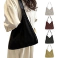 thumbnail image 1 of Spencer Tote Shoulder Bag for Women Suede Slouchy Bag Hobo Handbag Office Tote Purse for Travel Work School, Beige, 1 of 11