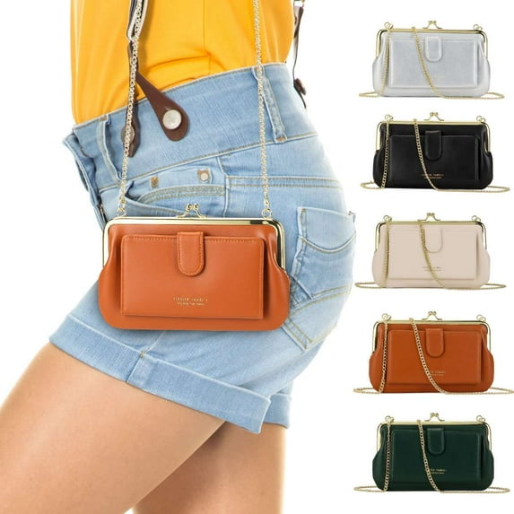 Spencer Women's Leather Small Crossbody Bag, Green