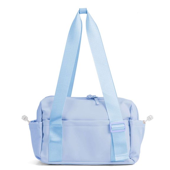 Spencer Waterproof Mini Gym Bag for Women Girls Small Gym Tote Bag with Wet Compartment Travel Duffle Bag Workout Sport Bag, Blue