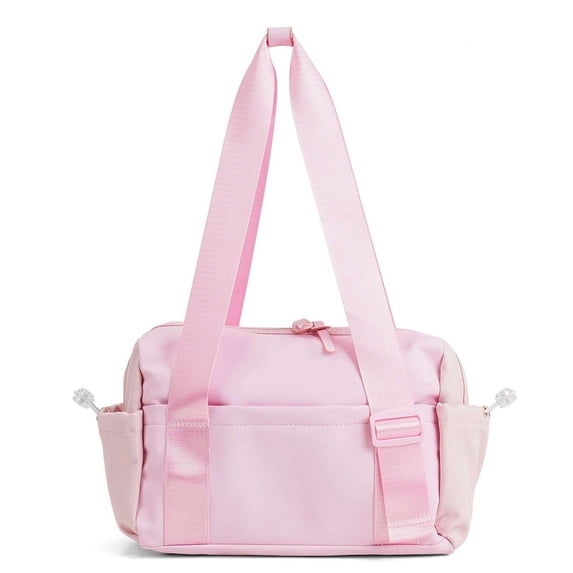 Spencer Waterproof Mini Gym Bag for Women Girls Small Gym Tote Bag with Wet Compartment Travel Duffle Bag Workout Sport Bag, Pink