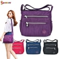 thumbnail image 1 of Spencer Waterproof Nylon Crossbody Handbag Large Capacity Messenger Satchel Shoulder Bag for Women Ladies (Navy blue), 1 of 8