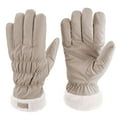 thumbnail image 1 of Spencer Winter Gloves for Women, Touchscreen Waterproof Windproof Gloves Cold Weather Warm Thermal Gloves with Faux Fur Cuff, Beige, 1 of 8