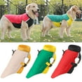 thumbnail image 1 of Spencer Winter Warm Dog Coat Reflective Dog Vest Windproof Padded Cold Weather Pets Jacket for Small Medium Large Dogs with Furry Collar (2XL, Beige), 1 of 10