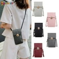 thumbnail image 1 of Spencer Women Cell Phone Purse Bag Mini Crossbody Bag Shoulder Strap Touch Screen Smartphone Pouch Wallet "Dark Grey", 1 of 6