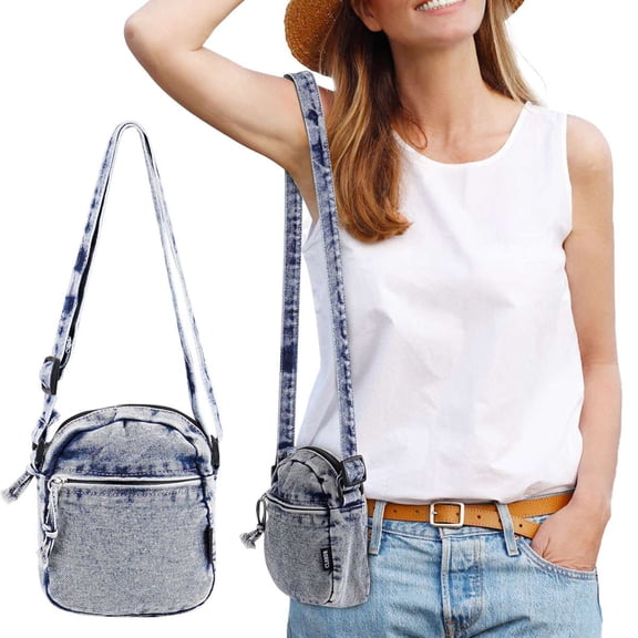Spencer Women Crossbody Bag Denim Shoulder Purses Lightweight Handbag Small Purses Bag for Women