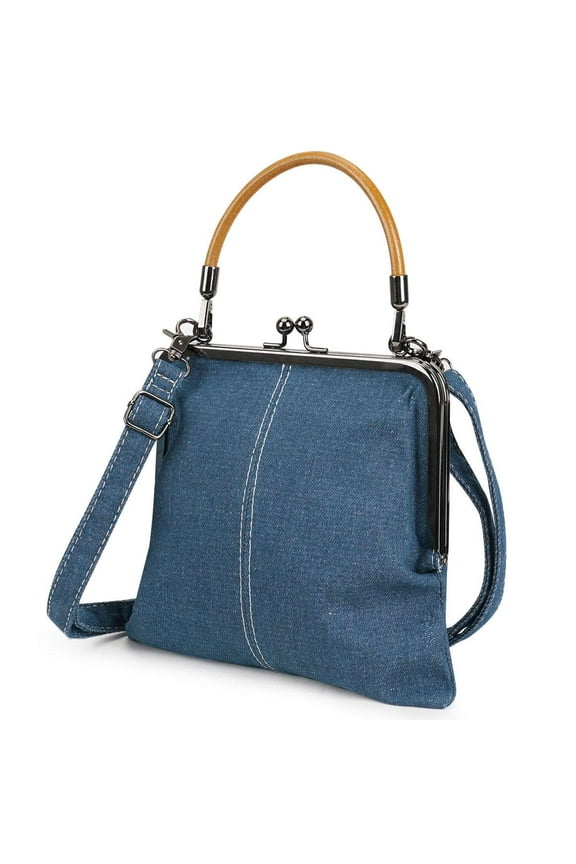 Women Handbags and Purses Ladies Shoulder Bag Top Handle Satchel Tote Crossbody Purses for Work Casual Daily, Blue