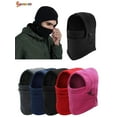 thumbnail image 1 of Spencer Women Men Windproof Warm Fleece Hat & Scarf Balaclava Hood Ski Full Face Mask Neck Warmer Cold Weather Headwear for Snowboard Winter Sports "Red", 1 of 7