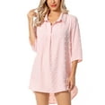 thumbnail image 1 of Spencer Women Swimsuit Cover Up Shirt Bikini Beach Coverup Beachwear Bathing Suit Chiffon Beach Dress "M, Pink", 1 of 9