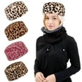 thumbnail image 1 of Spencer Women Thick Fluffy Russian Cap Faux Fur Hat Winter Warm Ski Hat Outdoor Plush Hats "Leopard", 1 of 8