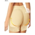 thumbnail image 1 of Spencer Women's Butt Lifter Padded Underwear Hip Enhancer Sexy Seamless Panties Body Shaper Shorts (2XL, Beige), 1 of 6