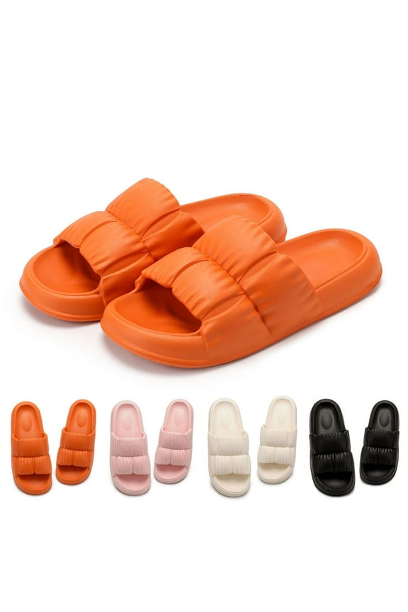 Women's Clouds Slippers Anti-Slip Quick Drying Shower Slides Bathroom Sandals Soft Thick Sole Slides