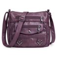 thumbnail image 1 of Spencer Women's Handbag, PU Leather Shoulder Bag for Women, Multi-Pocket Crossbody Purse, Pocketbook with Adjustable Strap, 1 of 9