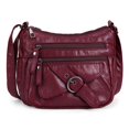 thumbnail image 1 of Spencer Women's Handbag, PU Leather Shoulder Bag for Women, Multi-Pocket Crossbody Purse, Pocketbook with Adjustable Strap, 1 of 9