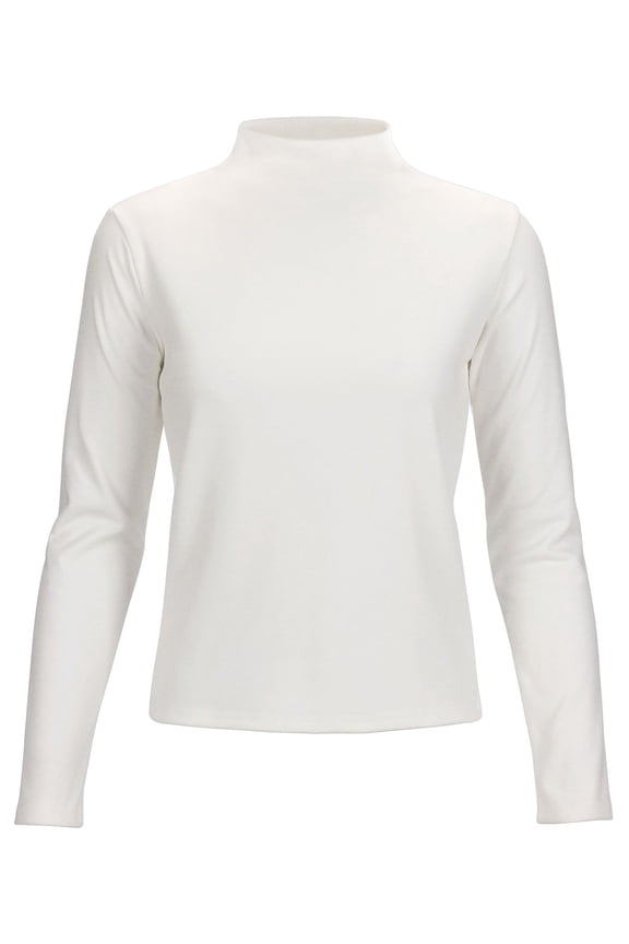 Women's Long Sleeve Turtleneck Lightweight Turtle Neck Pullover Soft Sweater Casual Solid Tops Plus Size "2XL, White"