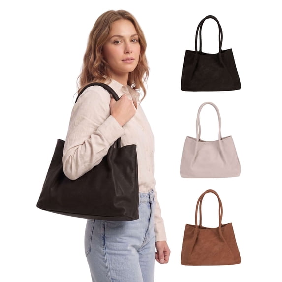 Spencer Women's Tote Bag PU Purses Handbag Lightweight Top Handle Ladies Shoulder Bag for Women
