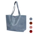 thumbnail image 1 of Spencer Women's Tote Shoulder Bag Large Capacity Satchel Handbags PU Faux Leather Tassel Shoulder Purse (14.2*11.8*4.3inch, Blue), 1 of 8