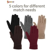 Spencer Women s Touchscreen Gloves Winter Warm Thermal Soft Lined Thick Texting Gloves Windproof Driving Gloves for Ladies Black
