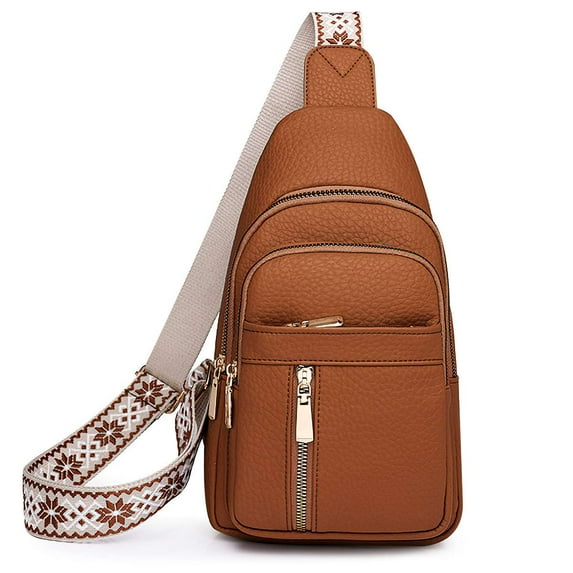 Spencer Womens Sling Bag Sling Crossbody Bag Daypack Lightweight Travel Hiking Fashion Chest Bag for Women, Khaki