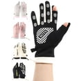 thumbnail image 1 of Spencer Womens Winter Warm Gloves Fleeced Lined Adult Snow Ski Glove, Touch Screen Fingers, Waterproof Windproof Gloves for Driving Biking Running (White), 1 of 10