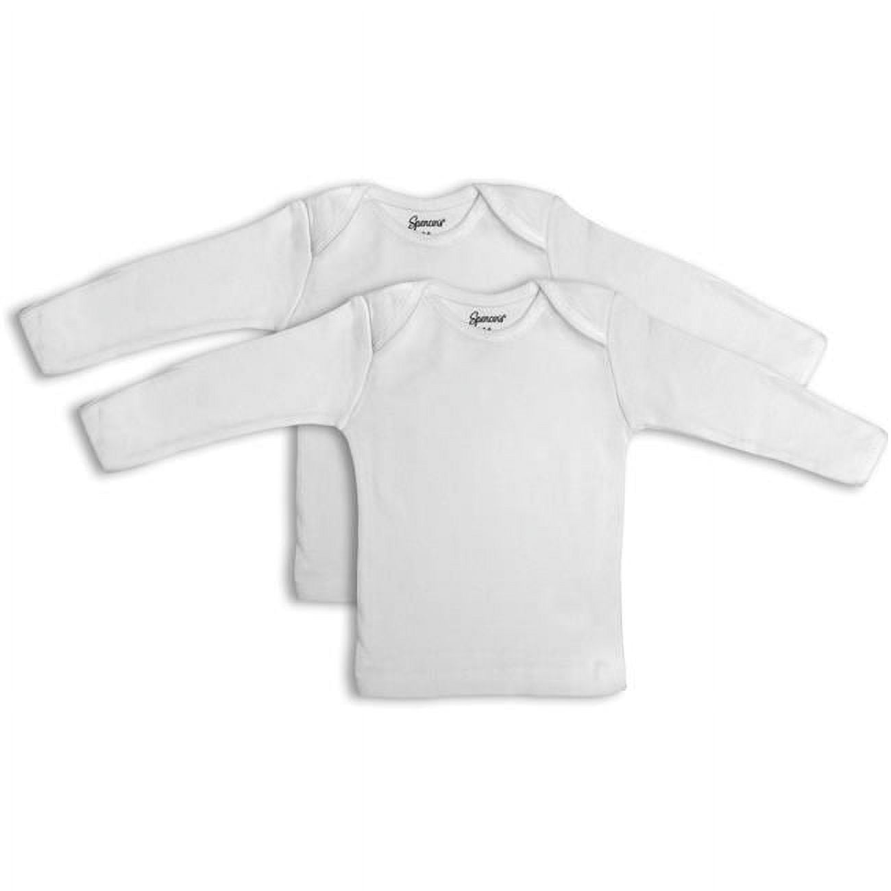 Spencers 160212 2 Piece White Long Sleeve Lap Shoulder Shirt 912