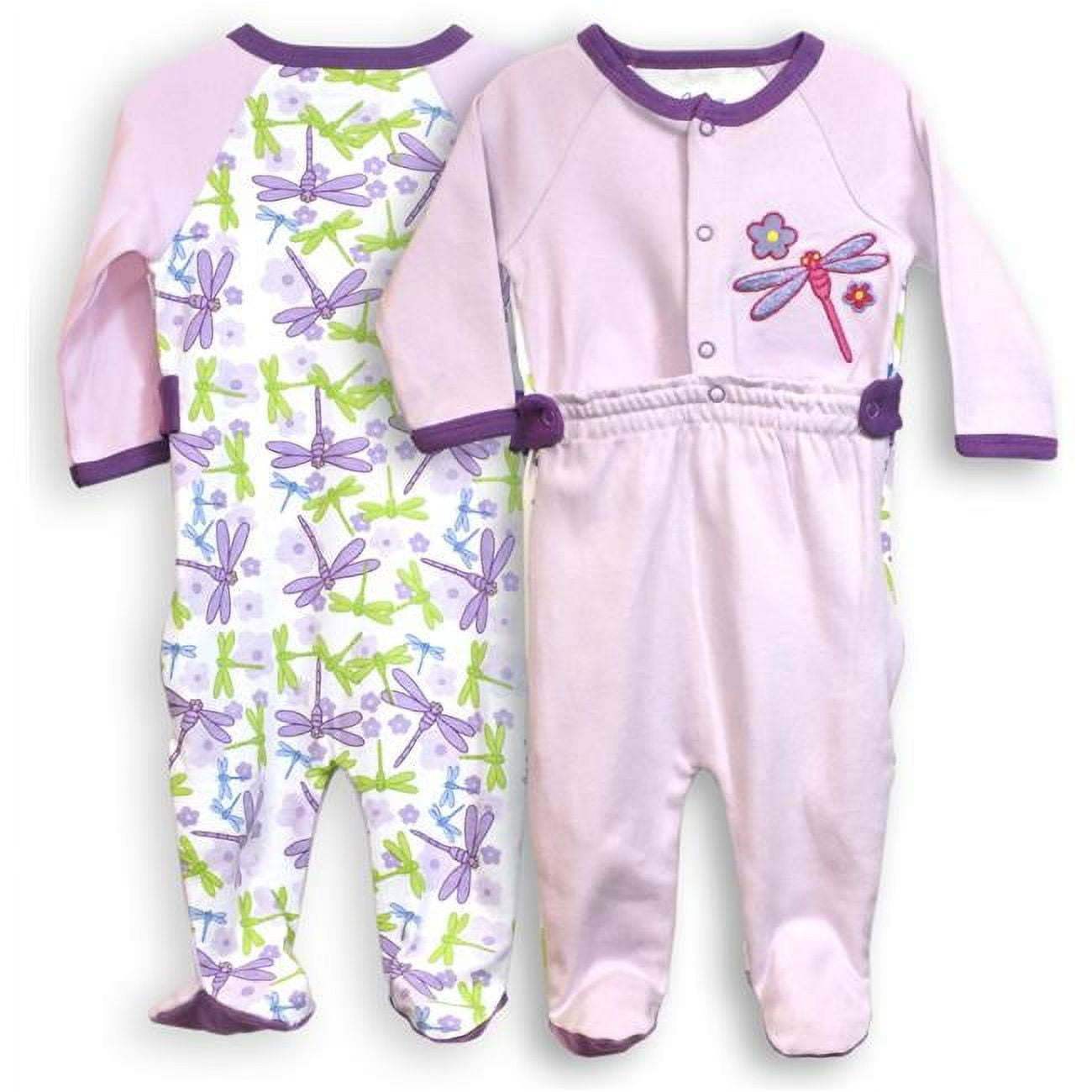 Spencers H73106-3 0-3 Months Zip Leg Sleeper - Dragonfly