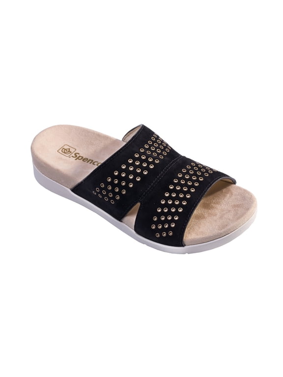 Adult Womens Twilight Stud Slides Sandals