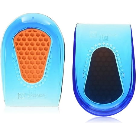 Spenco Gel Heel Cup Shoe Inserts for Pain Relief from Heel Spurs or Bruising, Medium/Large