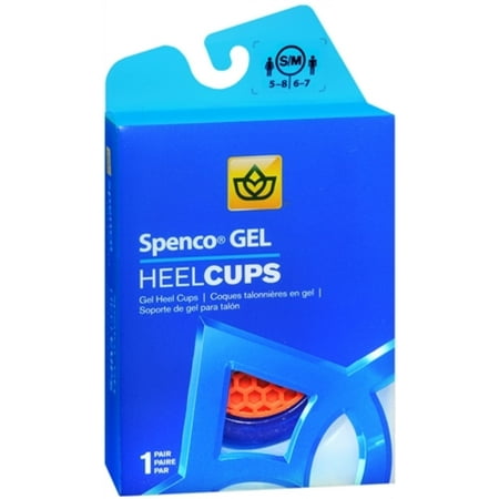 Spenco Gel Heel Cups Sm/Med 1 Pair - (Pack of 2)