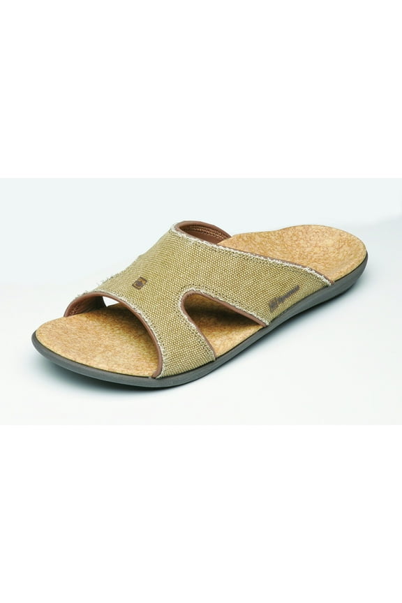 Women's Kholo Orthotic Slide Sandals - Straw /Java/Cork
