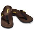 thumbnail image 1 of spenco men's yumi pure sandal sandal, chocolate, 9m medium us, 1 of 4