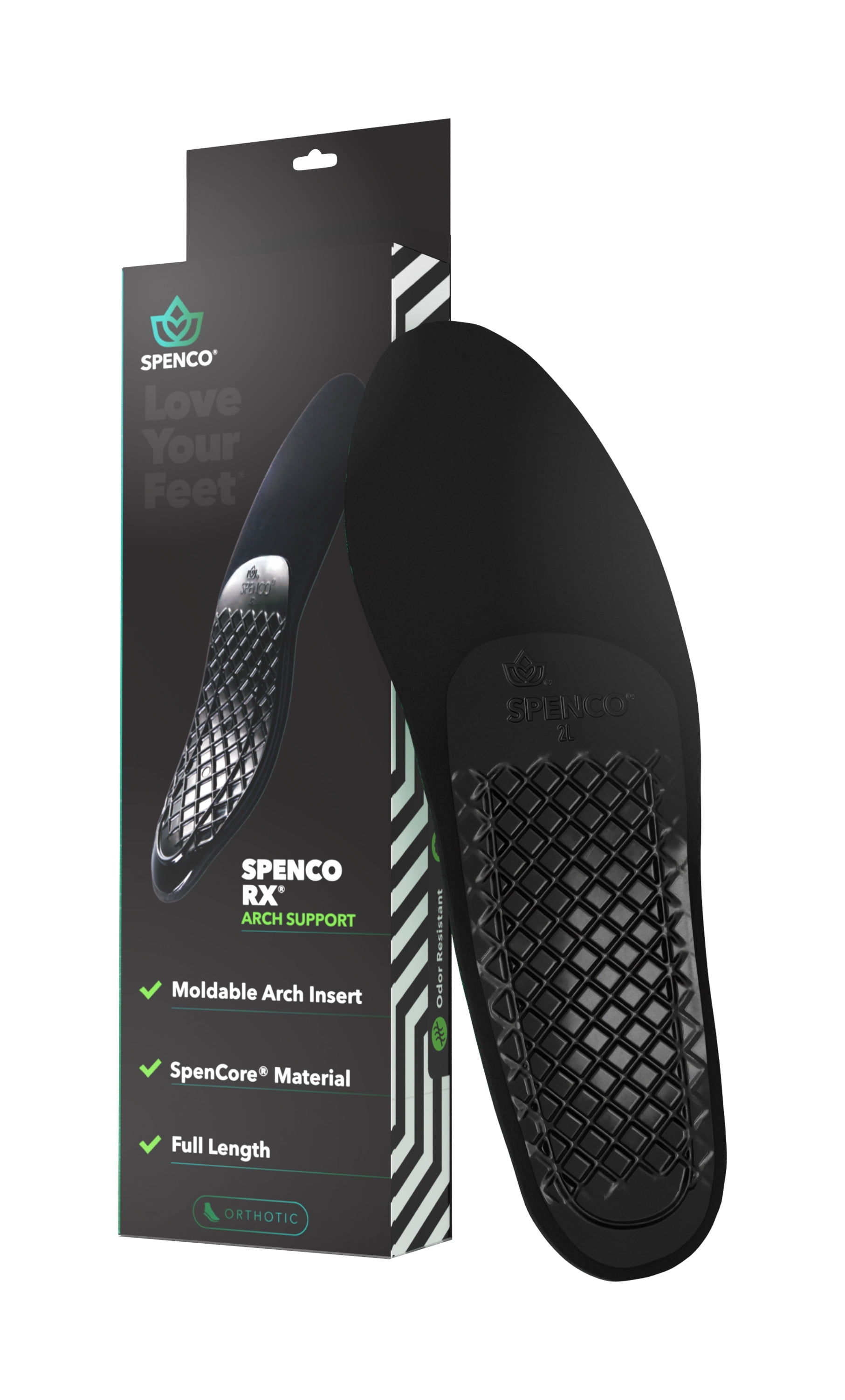 Spenco rx orthotic arch support deals full length shoe insoles